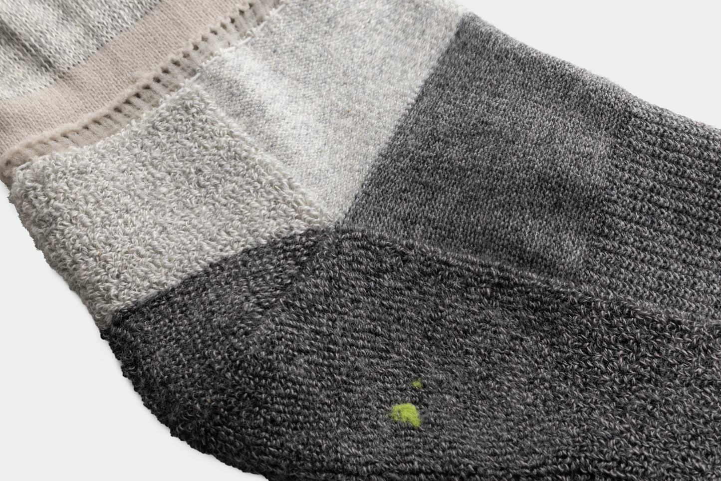 TWO TONE RIB SOCKS(exclusive)