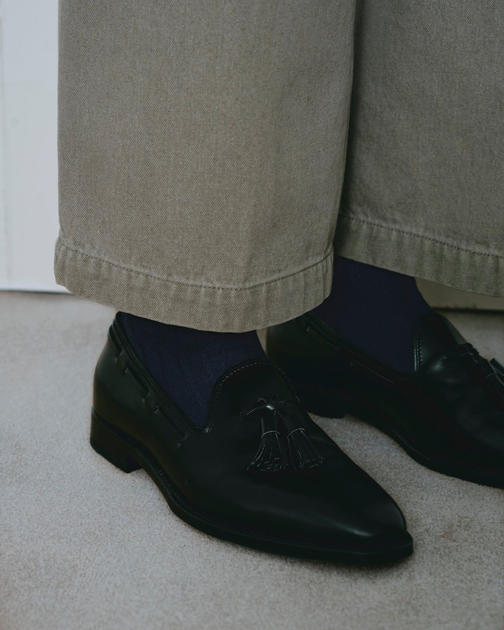 DRESS RIB PILE SOCKS