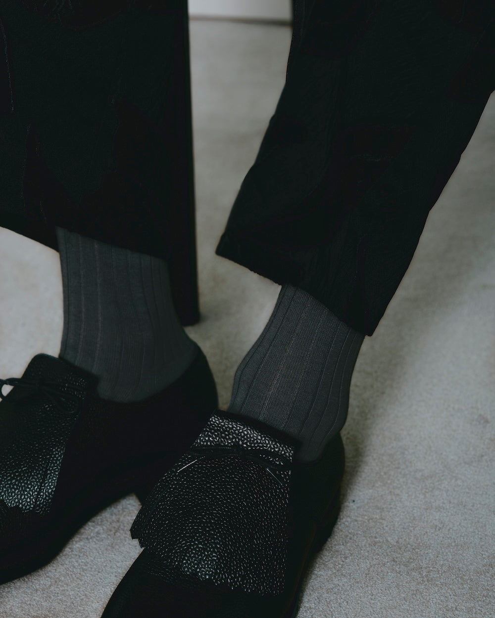 DRESS RIB PILE SOCKS